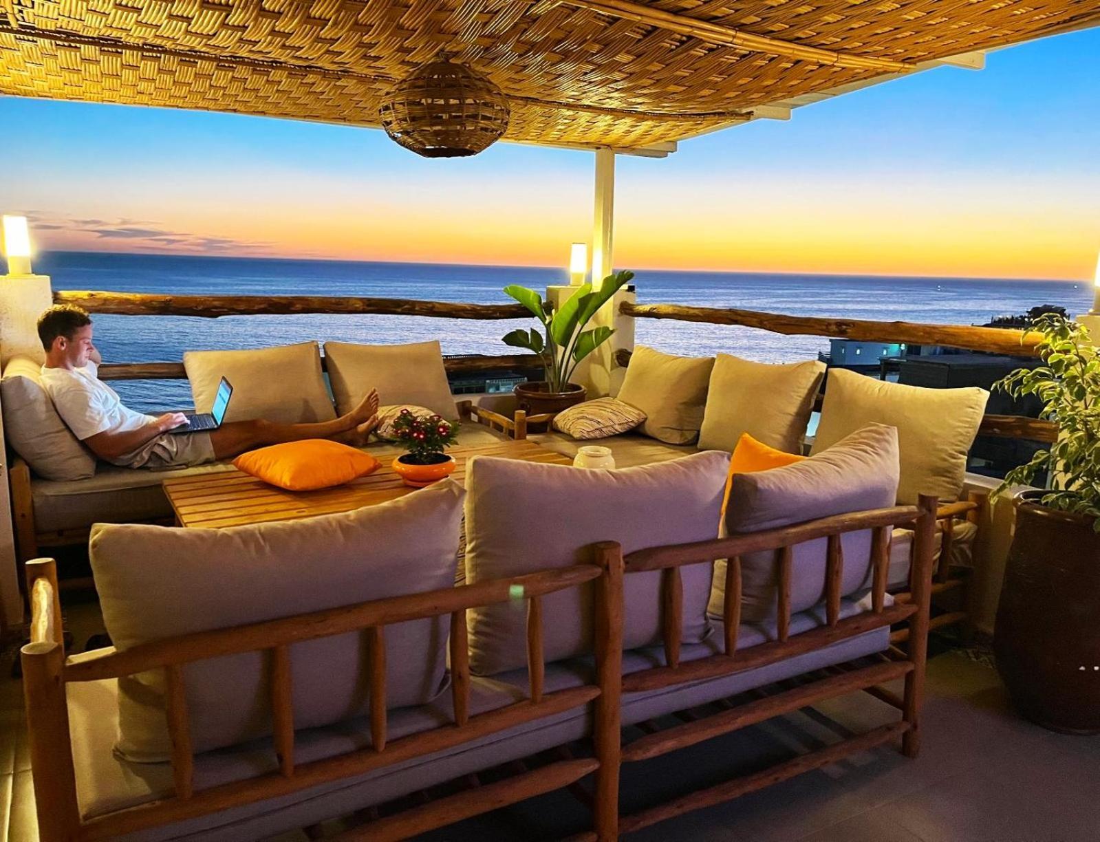 Bigblue Surf Hostel & Coworking Space - Taghazout (Adults Only) Azazoul Bagian luar foto